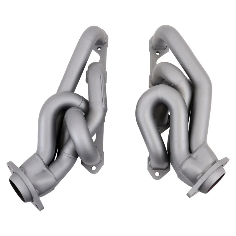 BBK 94-95 Mustang 5.0 Shorty Tuned Length Exhaust Headers - 1-5/8 Titanium Ceramic - Back View