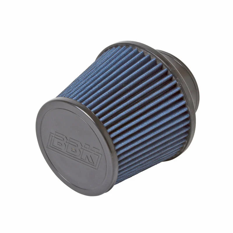 BBK 94-98 Mustang 3.8 V6 Cold Air Intake Kit - Chrome Finish - Installation View