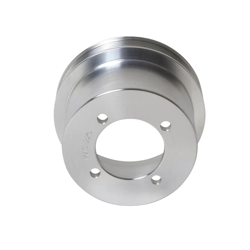 BBK 94-98 Mustang 3.8 V6 Underdrive Pulley Kit - Lightweight CNC Billet Aluminum (2pc) - Side View