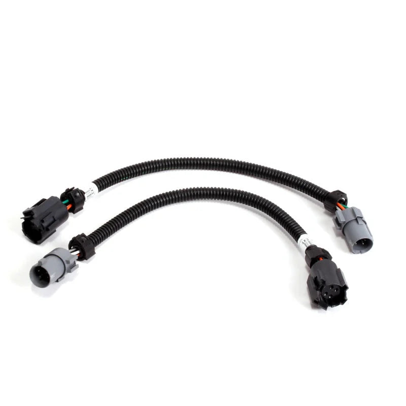BBK 96-04 Dodge 4 Pin Round Style O2 Sensor Wire Harness Extensions 12 (pair) - Back View