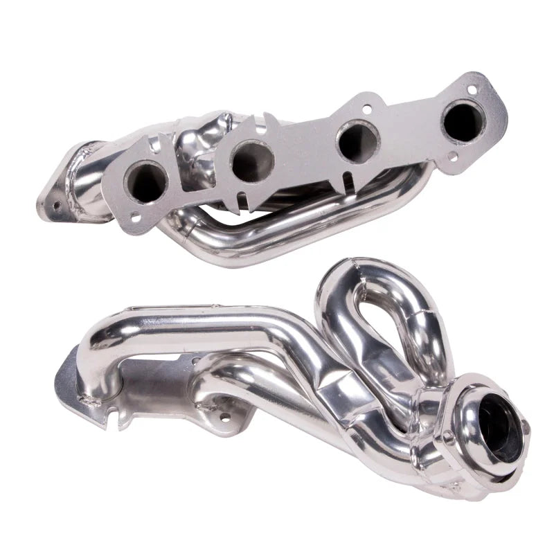 BBK 96-04 Mustang GT Shorty Tuned Length Exhaust Headers - 1-5/8 Silver Ceramic - Back View