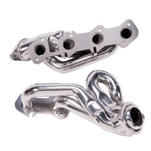 Load image into Gallery viewer, BBK 96-04 Mustang GT Shorty Tuned Length Exhaust Headers - 1-5/8 Silver Ceramic - Back View
