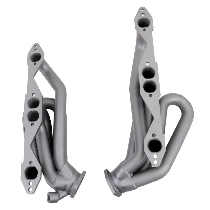 BBK 96-98 GM Truck SUV 5.0 5.7 Shorty Tuned Length Exhaust Headers - 1-5/8 Titanium Ceramic - Back View
