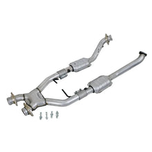 Load image into Gallery viewer, BBK 96-98 Mustang 4.6 Cobra High Flow X Pipe With Catalytic Converters - 2-1/2 - Main Product View