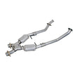 Load image into Gallery viewer, BBK 96-98 Mustang 4.6 GT High Flow X Pipe With Catalytic Converters - 2-1/2 - Main Product View