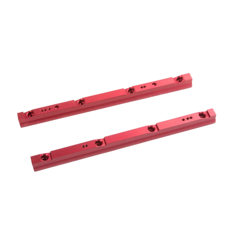 BBK 97-04 GM LS1 High Flow Billet Aluminum Fuel Rail Kit - Back View