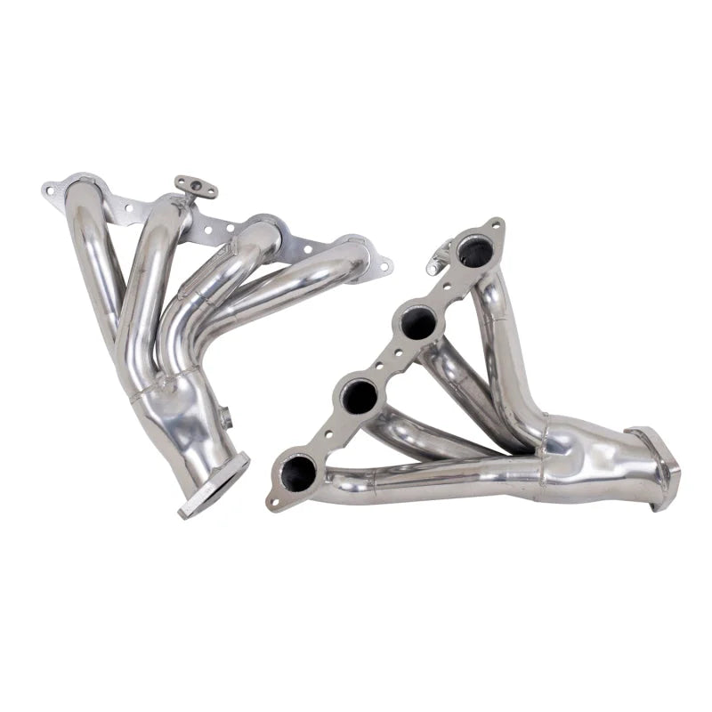 BBK 97-99 Corvette C5 LS1 Shorty Tuned Length Exhaust Headers - 1-3/4 Silver Ceramic - Installation View