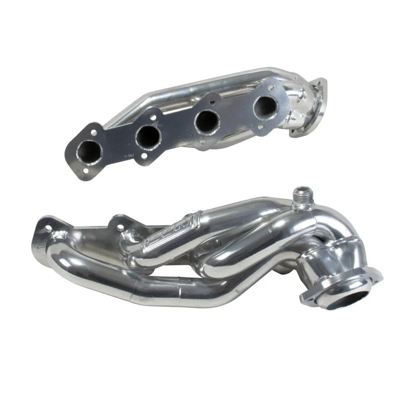 BBK 99-03 Ford F Series Truck 5.4 Shorty Tuned Length Exhaust Headers - 1-5/8 Silver Ceramic - Back View