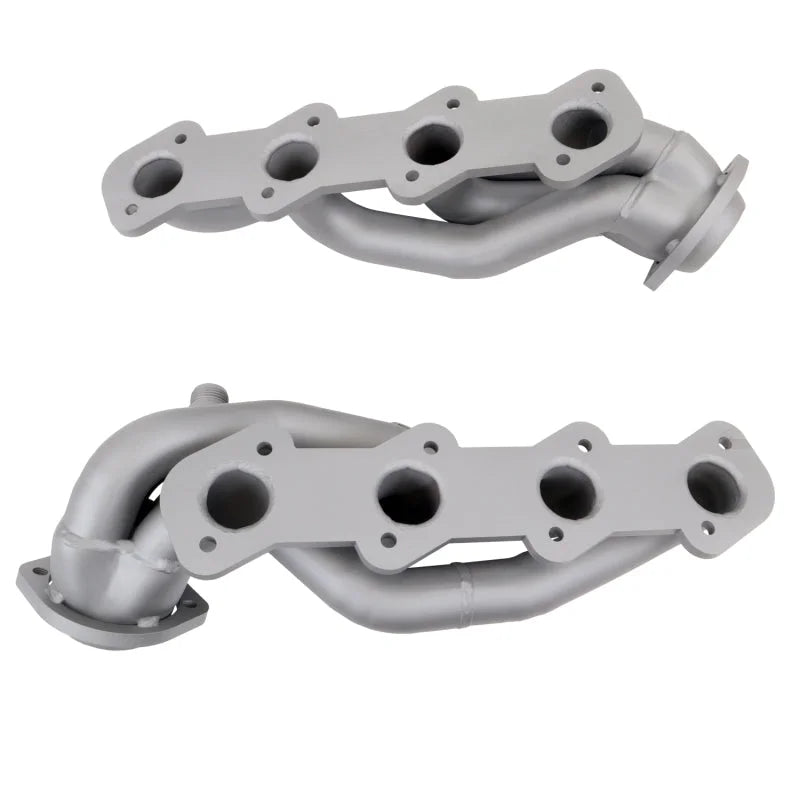 BBK 99-03 Ford F Series Truck 5.4 Shorty Tuned Length Exhaust Headers - 1-5/8 Titanium Ceramic - Back View