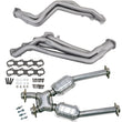 Load image into Gallery viewer, BBK 99-04 Ford Mustang Cobra/Mach1 1-5/8 Long Tube Headers w/High Flow Catted X-Pipe (Ti Ceramic)