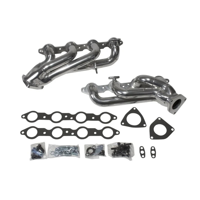 BBK 99-04 GM Truck SUV 4.8 5.3 Shorty Tuned Length Exhaust Headers - 1-3/4 Titanium Ceramic - Side View