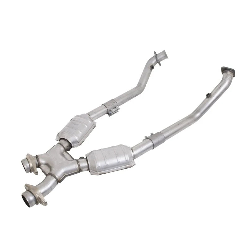 BBK 99-04 Mustang 4.6 GT / Cobra High Flow X Pipe With Catalytic Converters - 2-1/2 - Main Product View