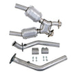 Load image into Gallery viewer, BBK 99-04 Mustang 4.6 GT / Cobra High Flow X Pipe With Catalytic Converters - 2-1/2 - Back View
