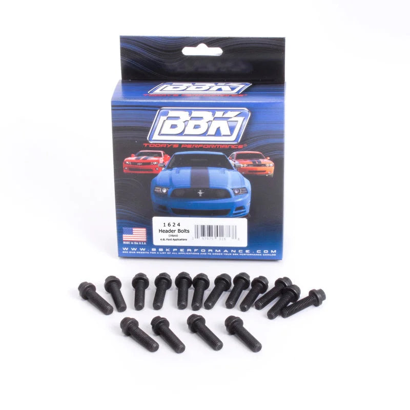 BBK Ford Modular 4.6 5.4 Exhaust Header Bolts 8mm 1.25 x 30mm (16) - Main Product View