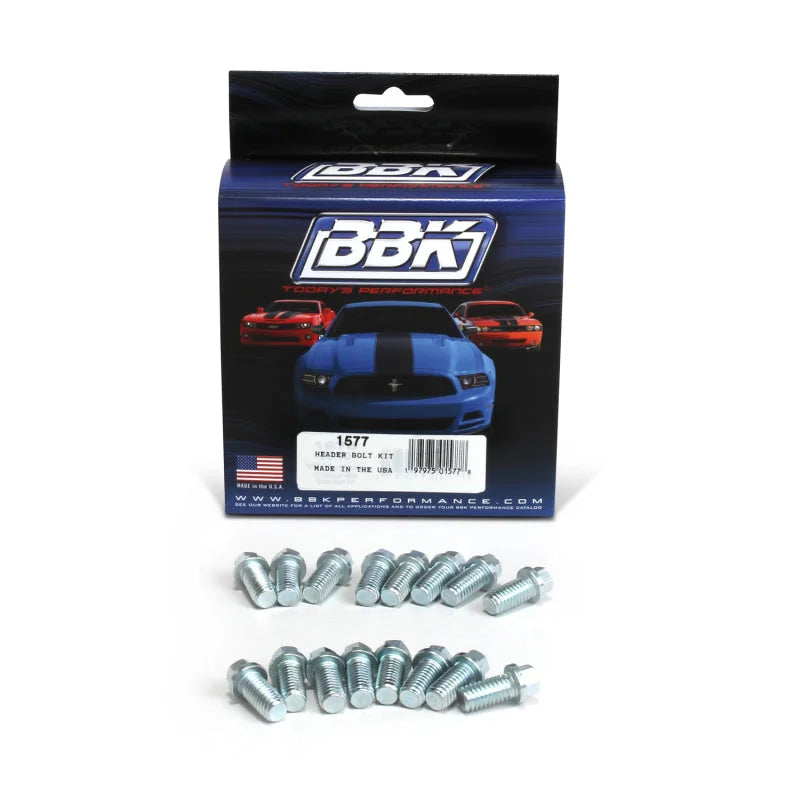 BBK Ford SBF 302 351W Exhaust Header Bolt Kit - 3/8-16 0.75in (16) - Main Product View