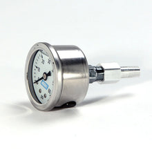 Load image into Gallery viewer, BBK Liquid Filled EFI Fuel Pressure Gauge 0-60 PSI - Side View
