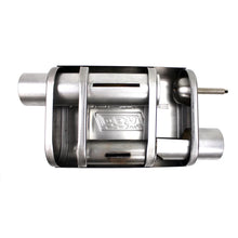 Load image into Gallery viewer, BBK VariTune Adjustable Performance Muffler 2-3/4 Offset/Offset Stainless Steel - Back View