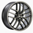 Load image into Gallery viewer, BBS CC-R 20x10.5 5x114.3 ET25 Satin Platinum Polished Rim Protector Wheel -82mm PFS/Clip Required