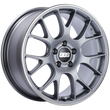 Load image into Gallery viewer, BBS CH-R 18x8.5 5x112 ET47 Brilliant Silver Polished Rim Protector Wheel -82mm PFS/Clip Required - Side View