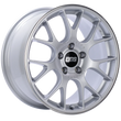 Load image into Gallery viewer, BBS CH-R 18x9 5x120 ET44 Brilliant Silver Polished Rim Protector Wheel -82mm PFS/Clip Required - Side View