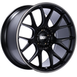 Load image into Gallery viewer, BBS CH-R 20x10.5 5x112 ET25 Satin Black Polished Rim Protector Wheel -82mm PFS/Clip Required