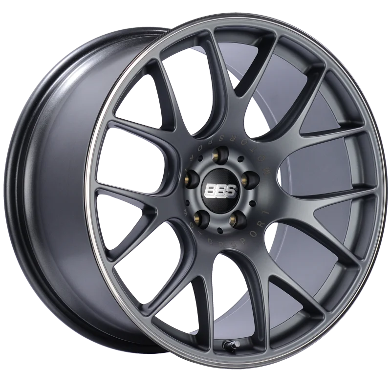 BBS CH-R 20x10.5 5x114.3 ET24 CB66 Satin Titanium Polished Rim Protector Wheel
