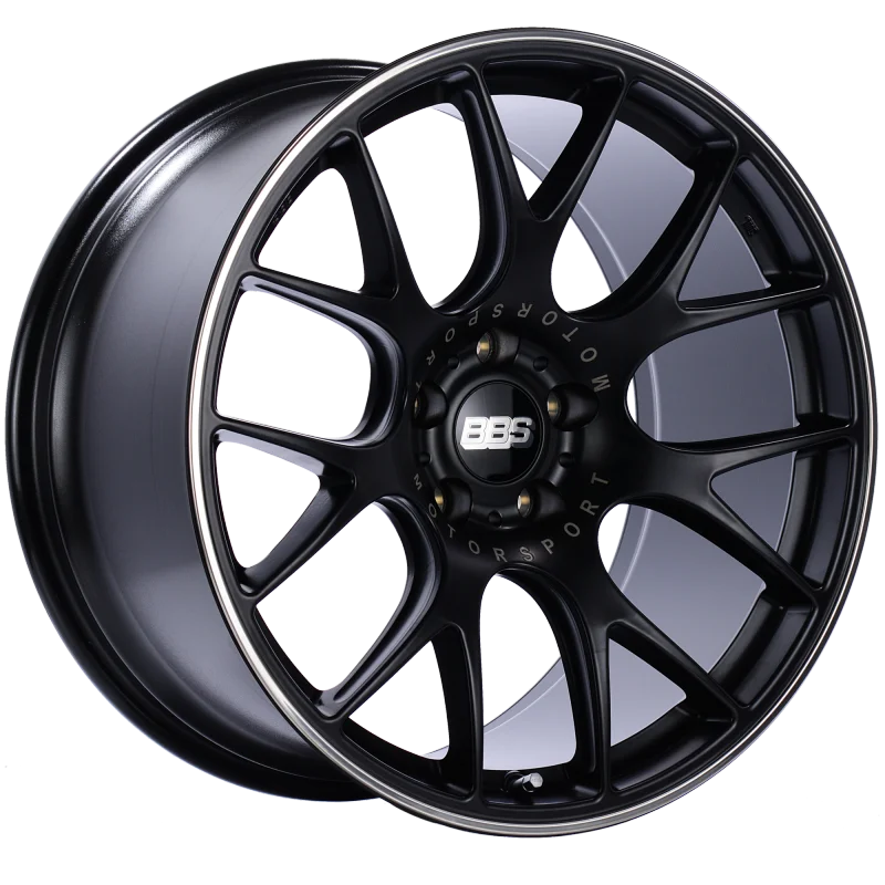 BBS CH-R 20x10.5 5x115 ET25 CB71.4 Satin Black Polished Rim Protector Wheel