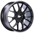 Load image into Gallery viewer, BBS CH-R 20x9 5x112 ET25 Satin Black Polished Rim Protector Wheel -82mm PFS/Clip Required