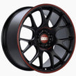 Load image into Gallery viewer, BBS CH-R Nurburgring Edition 19x8.5 5x112 ET32 Satin Black/Red Lip Wheel - 82mm PFS/Clip Req.