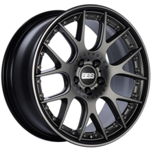 Load image into Gallery viewer, BBS CH-RII 21x9.5 5x112 ET30 PFS Platinum Center Black Rim SS Rim Protector Wheel w/Motorsport Etch