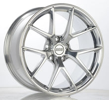 Load image into Gallery viewer, BBS CI-R 19x9 5x120 ET44 Ceramic Polished Rim Protector Wheel -82mm PFS/Clip Required - Back View