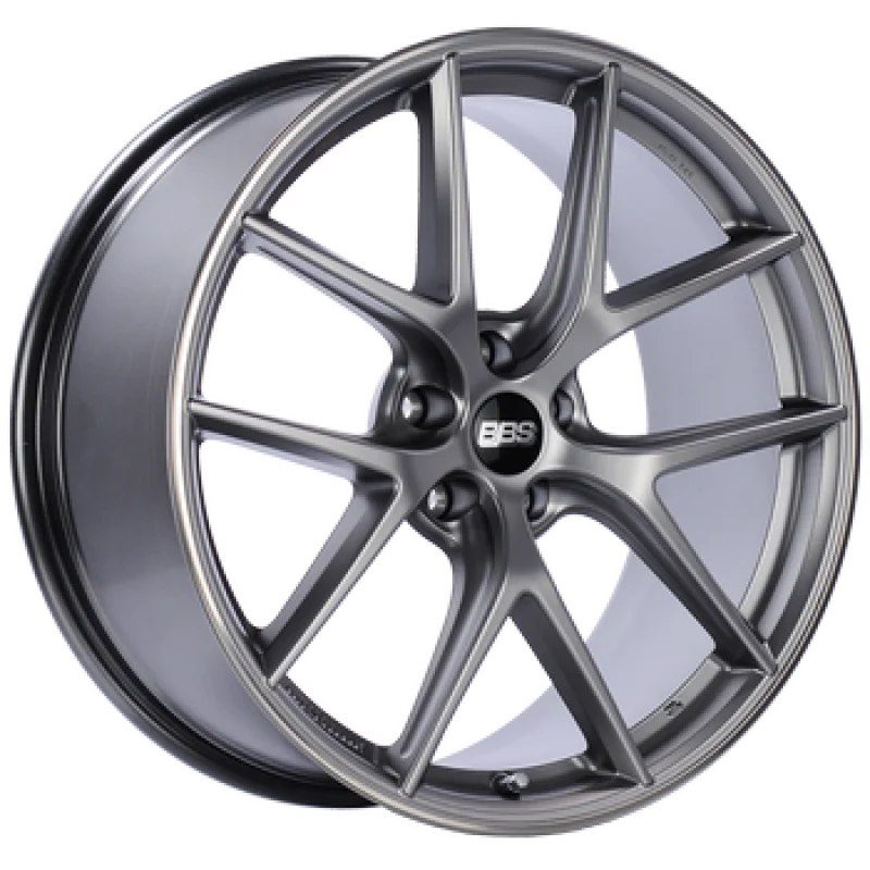 BBS CI-R 20x9 5x112 ET39 Platinum Silver Polished Rim Protector Wheel -82mm PFS/Clip Required