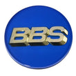 Load image into Gallery viewer, BBS Center Cap 70.6mm Blue/Gold (3-Tab)