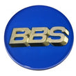 Load image into Gallery viewer, BBS Center Cap 70.6mm Blue/Gold (4-Tab)