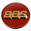 Load image into Gallery viewer, BBS Center Cap 70.6mm Red/Gold (3-tab) (56.24.073)
