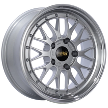 Load image into Gallery viewer, BBS LM 17x7.5 5x130 ET28 CB71.6 Diamond Silver Center Diamond Cut Lip Wheel - Main Product View