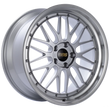 Load image into Gallery viewer, BBS LM 18x10.5 5x108 ET65 CB67 Diamond Silver Center Diamond Cut Lip Wheel -82mm PFS/Clip Required