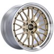 Load image into Gallery viewer, BBS LM 18x11 5x130 ET56 CB 71.6 Gold Center / Diamond Cut Lip Wheel