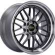 Load image into Gallery viewer, BBS LM 18x8 5x112 ET45 Diamond Black Center / Diamond Cut Lip Wheel -82mm PFS/Clip Required