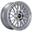 Load image into Gallery viewer, BBS LM 18x8.5 5x130 ET56 CB71.6 Diamond Silver Center Diamond Cut Lip Wheel - Main Product View