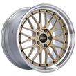 Load image into Gallery viewer, BBS LM 19x10 5x120 ET25 Gold Center Polished Lip Wheel -82mm PFS/Clip Required - Main Product View