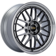 Load image into Gallery viewer, BBS LM 19x8.5 5x112 ET48 Diamond Black Center Diamond Cut Lip Wheel -82mm PFS/Clip Required - Main Product View