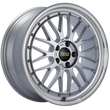 Load image into Gallery viewer, BBS LM 19x8.5 5x112 ET48 Diamond Silver Center Diamond Cut Lip Wheel -82mm PFS/Clip Required