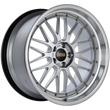 Load image into Gallery viewer, BBS LM 20x10.5 5x114.3 ET20 CB66 Diamond Silver Center Diamond Cut Lip Wheel