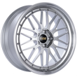 Load image into Gallery viewer, BBS LM 21x9 5x120 ET32 Diamond Silver Center Diamond Cut Lip Wheel -82mm PFS/Clip Required - Main Product View