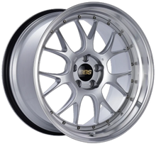 Load image into Gallery viewer, BBS LM-R 19x10 5x120 ET20 Diamond Silver Center Diamond Cut Lip Wheel -82mm PFS/Clip Required
