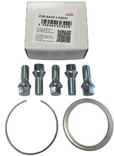 Load image into Gallery viewer, BBS PFS KIT - 5x108 - Includes 70mm OD - 63.3mm ID Ring / 70mm Clip / Lug Bolts fits Volvo