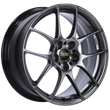 Load image into Gallery viewer, BBS RF 17x7.5 5x100 ET48 Diamond Black Wheel -70mm PFS/Clip Required