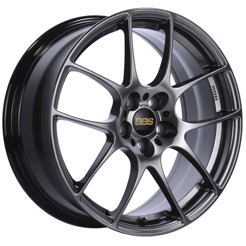 BBS RF 17x7.5 5x100 ET48 Diamond Black Wheel -70mm PFS/Clip Required
