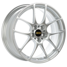Load image into Gallery viewer, BBS RF 18x8 5x112 ET45 PFS Diamond Silver Wheel -82mm PFS/Clip Req